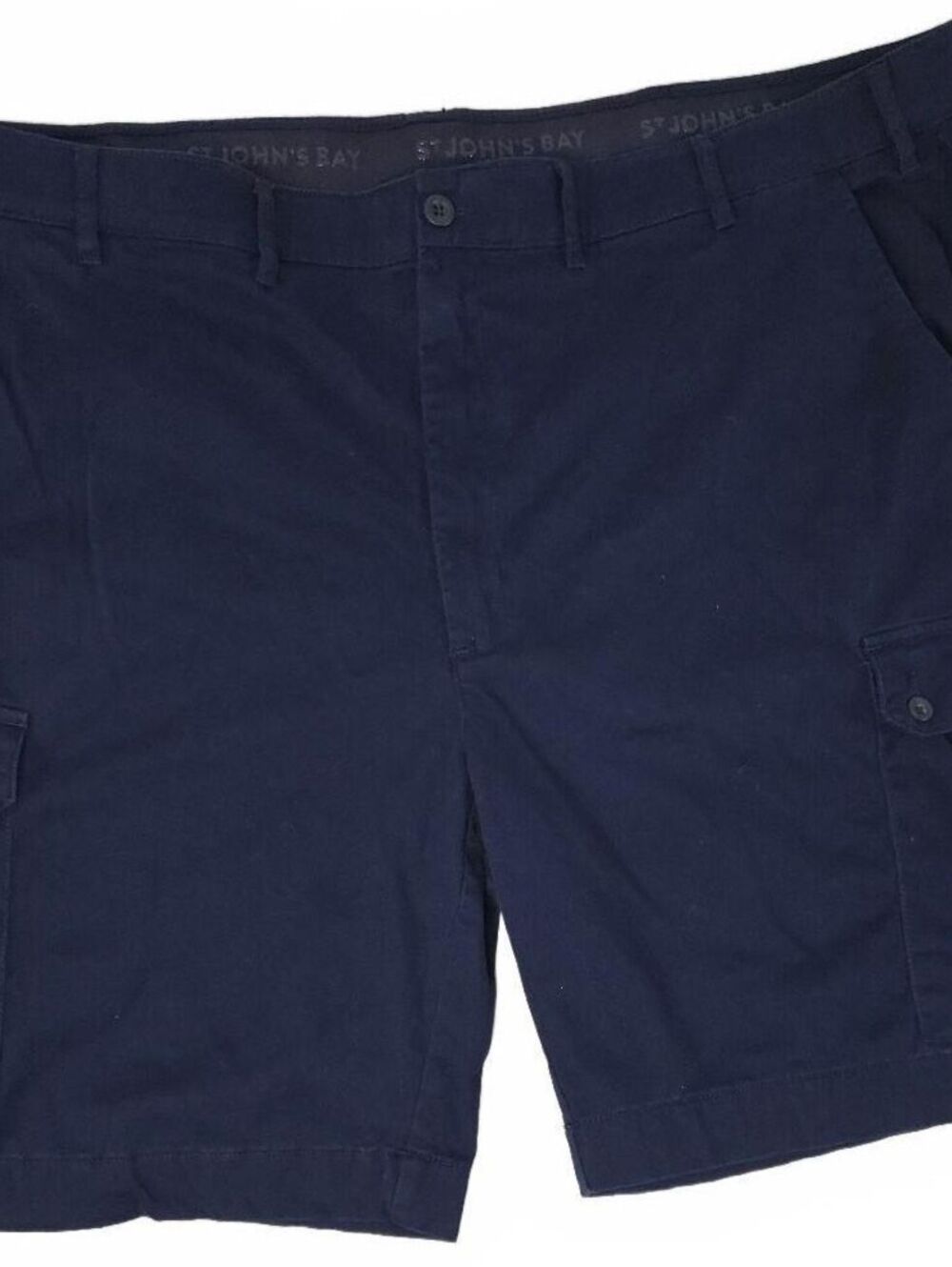 St. John's Bay Men's Navy Blue Cargo Shorts